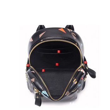 Balo Venuco  Đen Hình Đinh Hông - D03S345