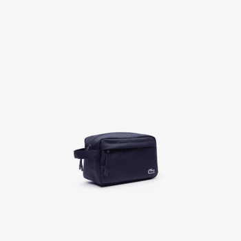 Túi Lacoste Men's Néocroc Canvas Toilet Kit Navy