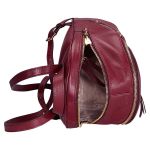 Balo Michael Kors MK Rhea Medium Leather Backpack - Oxblood Màu Đỏ