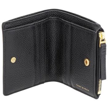 Ví Nhỏ Tory Burch McGraw Bi-Fold Mini Wallet- Black Màu Đen