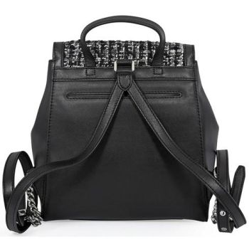Balo Michael Kors MK Medium Whitney Textured Backpack- Black Màu Đen