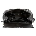 Balo Michael Kors MK Medium Whitney Textured Backpack- Black Màu Đen