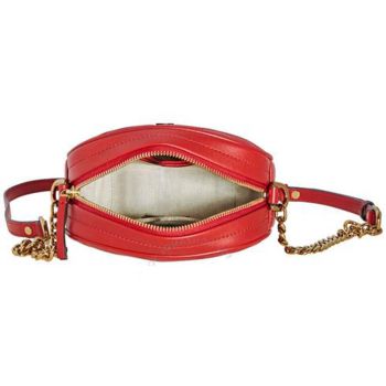 Túi Đeo Chéo Tory Burch Kira Chevron Small Camera Bag- Red Apple Màu Đỏ