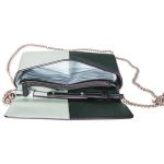 Túi Đeo Chéo Kate Spade Nicola Bicolor Chain Wallet Màu Xanh Green