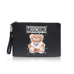 Túi Cầm Tay Moschino Teddy Bear Black Large Clutch Màu Đen