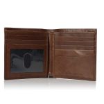 Ví Nam Tommy Hilfiger Men's Leather Wallet - 31TL120001 Màu Nâu