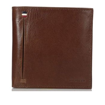 Ví Nam Tommy Hilfiger Men's Leather Wallet - 31TL120001 Màu Nâu