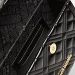 Túi Đeo Chéo Moschino Quilted Mini Box Cross-Body Bag Màu Đen