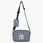 Túi Đeo Chéo MLB Jacquard Monogram Cross Bag New York Yankees Màu Xanh Navy