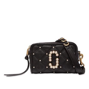Túi Đeo Chéo Marc Jacobsthe Quilted Softshot Crossbody Bag Màu Đen