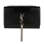 Túi Xách Nữ Yves Saint Laurent YSL Embossed Kate Shoulder Bag Embo Màu Đen