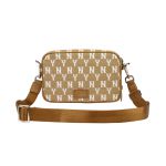 Túi Đeo Chéo MLB Jacquard Monogram Mini Cross Bag New York Yankees 32BGDM111-50B Màu Nâu