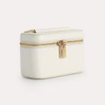 Túi Đeo Chéo Pedro Textured Leather Vanity Case PW4-65940023 Màu Trắng