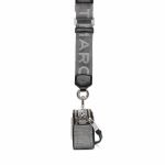 Túi Xách Marc Jacobs Silver Glitter Snapshot Bag Màu Xám Bạc