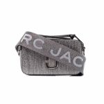 Túi Xách Marc Jacobs Silver Glitter Snapshot Bag Màu Xám Bạc