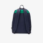 Balo Lacoste X Roland Garros Zipped Nylon Back Pack Màu Xanh Navy