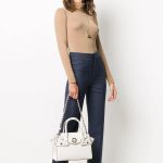 Túi Cầm Tay Michael Kors MK Small Carmen Tote Bag Màu Trắng