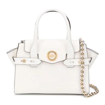 Túi Cầm Tay Michael Kors MK Small Carmen Tote Bag Màu Trắng