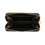Ví Nữ Coach Zip Around Coin Case In Signature Canvas Màu Nâu