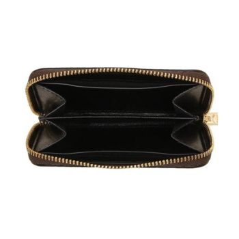 Ví Nữ Coach Zip Around Coin Case In Signature Canvas Màu Nâu