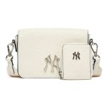 Túi Đeo Chéo MLB Mini Monogram Embo New York Yankees 3ACRS032N-50CRS Màu Trắng