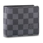 Ví Nam  Louis Vuitton LV Multiple Wallet N62663 Màu Xám Đen