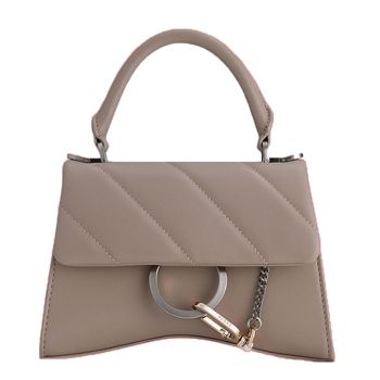 Túi Đeo Chéo Pedro Qulited Top Handle Bag PW2-55060014-14 Màu Nâu Sẫm