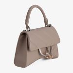 Túi Đeo Chéo Pedro Qulited Top Handle Bag PW2-55060014-14 Màu Nâu Sẫm