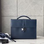 Cặp Xách Tay Montblanc 4810 Westside Single Gusset Briefcase Màu Xanh Navy