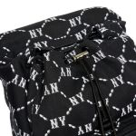 Balo MLB Monogram Diamond Jacquard New York Yankees 3ABKM022N-50BKS Màu Đen