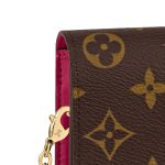 Túi Đeo Chéo Nữ Louis Vuitton LV Flore Chain Wallet M69578 Màu Nâu/Đỏ Hồng