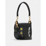 Túi Xách Coach X Jean-michel Basquiat Kleo Shoulder Bag 17 Limited Edition Black Multi Màu Đen