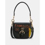 Túi Xách Coach X Jean-michel Basquiat Kleo Shoulder Bag 17 Limited Edition Black Multi Màu Đen