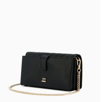 Ví Lyn Harmony Wallets On Chain LL21FWF034 Màu Đen