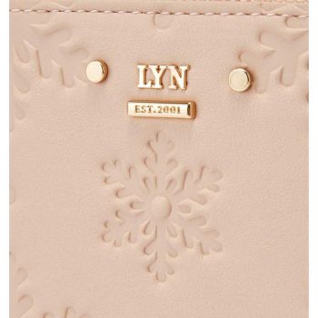 Ví Lyn Snowy Zip Short Wallets LL21WWF005 Màu Nâu Nhạt