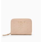 Ví Lyn Snowy Zip Short Wallets LL21WWF005 Màu Nâu Nhạt