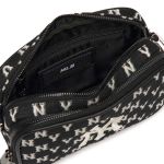 Túi Đeo Chéo MLB Monogram Jacquard Mini Crossbody Bag New York Yankees 3ACRS022N-50BKS Màu Đen