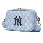 Túi Đeo Chéo MLB Monogram Jacquard Mini Crossbody Bag New York Yankees 3ACRS022N 50BLL Màu Xanh