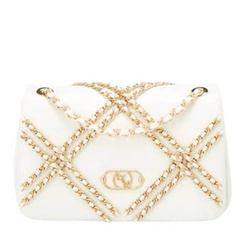 Túi Đeo Chéo Lyn Reness S Crossbody Bags LL21FBF113 Màu Trắng