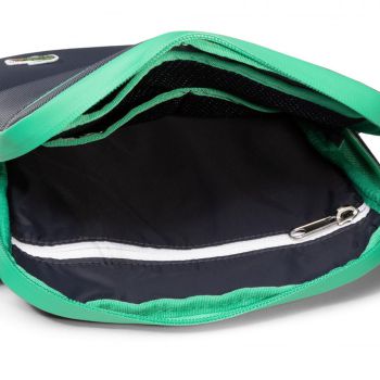 Túi Đeo Chéo Lacoste M Flat Crossover Bag Nh3308LV F57 Eclipse Verdier Noir Màu Xanh Navy