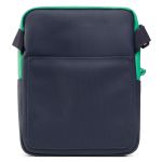 Túi Đeo Chéo Lacoste M Flat Crossover Bag Nh3308LV F57 Eclipse Verdier Noir Màu Xanh Navy