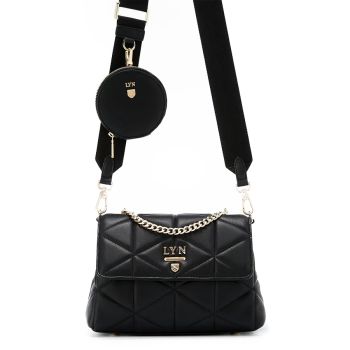 Túi Đeo Chéo Lyn Treasure One Handbags LL22CBF191 Màu Đen