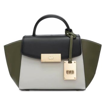 Túi Xách Lyn Dimension S Handbags LL22FBS206 Màu Đen/Xám/Xanh