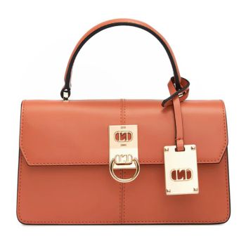 Túi Xách Lyn Damien Top Handle S Handbags LL22FBS204 Màu Cam