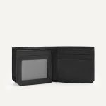 Ví Nam Pedro Textured Leather Bi-Fold Wallet With Flip Black PM4-15940217 Màu Đen