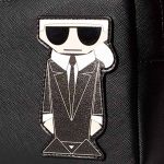 Túi Cầm Tay Karl Lagerfeld Paris Women's Cosmetic Bag Màu Đen