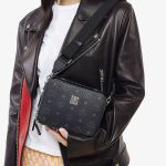 Túi Đeo Chéo MCM Klassik Crossbody In Visetos MMRAAKC05BK001 Màu Đen