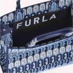 Túi Tote Furla Opportunity S Tote Toni Blu Denim Màu Xanh Denim