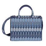 Túi Tote Furla Opportunity S Tote Toni Blu Denim Màu Xanh Denim