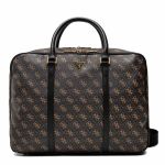 Cặp Xách Tay Đựng Laptop Guess Vezzola Work Bag HMVZZL P2114 BOC Màu Nâu Đen